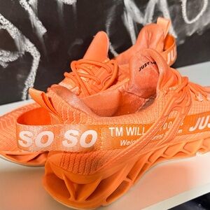 Orange Athletic Sneakers